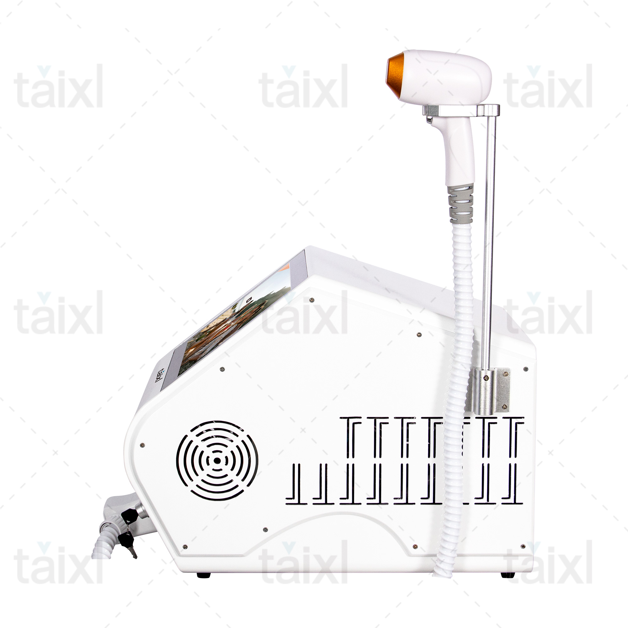 Diode Laser Hair Removal Machine Titanium Professional 3 wavelength Approved Permanent Pain 2025 Portable Epilator