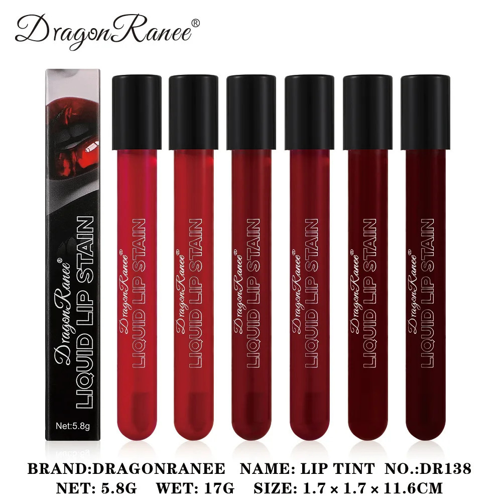 Halloween Lip Glaze Sexy Red Not Lip Stain Liquid Plasma Lipstick Water Lipgloss Makeup Lip Tint Cosmetics 250614