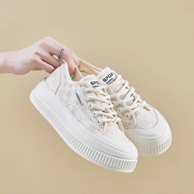 Ddmysports New Summer Thin Thick Soled Canvas Shoes For Women Casual Mesh Fisherman Breathable Sneakers Outdoor Shoes