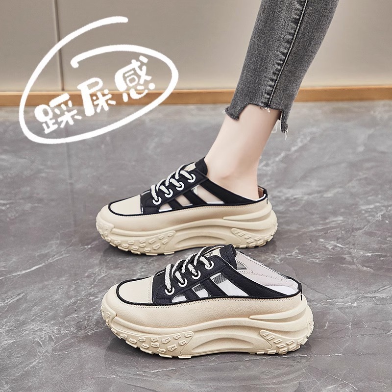 Ddmysports Beige Ankle Boots Height Increase CM Thick Sole Wedge High Top Casual Side Zipper Women S Shoes Autumn Winter Sandals Breathable Outdoor Sh