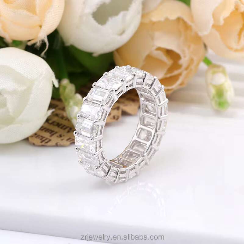 Lab-Grown Diamond 1CT VVS IGI Certificate D E Color Engagement Ring Womens Synthetic Diamond S925 Silver Ring