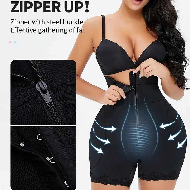 Shapewear Women Body Shapers Hips Up Belly Slim Fake Ass Pants Padded Shapewear Panties Hip Pads Tummy Control XJ250614