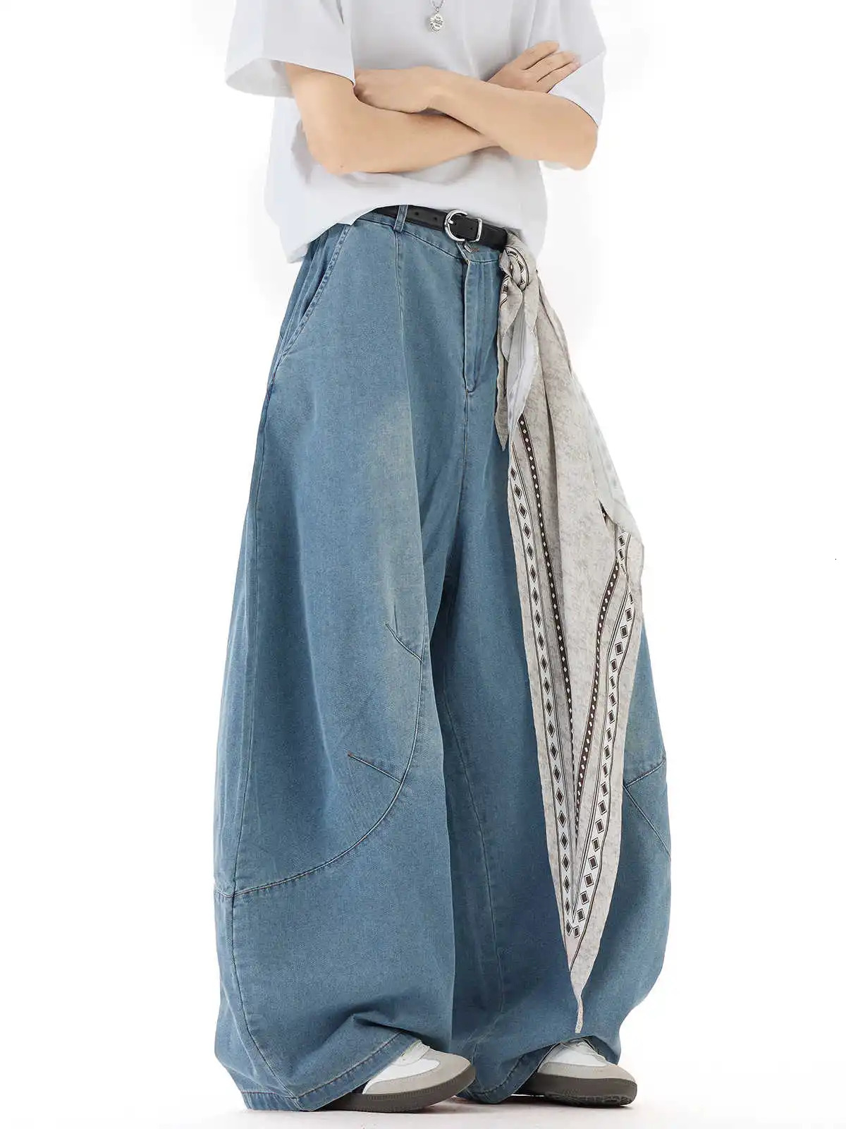Women Light Blue Baggy Mom Jeans Harajuku Vintage Y2k Denim Trousers Japanese 2000s Style Oversize Boyfriend Pants Clothes 250612