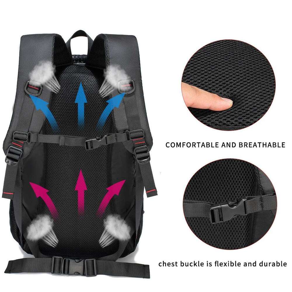 Large Capacity Men's Backpack With High-End Feel, Travel Backpack, Sports Outdoor Lage Mountain Climbing Bag, Waterproof