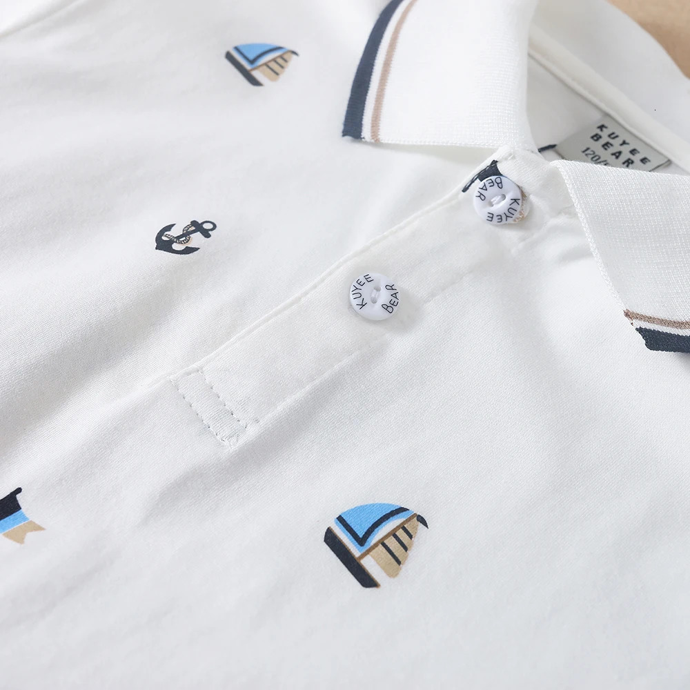 Boys Shirts Summer Top Polo Shirt High-quality Kids Clothes Short Sleeve Cotton Tee for Children 250614