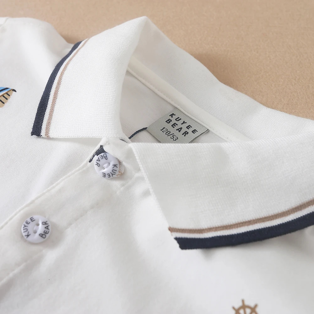 Boys Shirts Summer Top Polo Shirt High-quality Kids Clothes Short Sleeve Cotton Tee for Children 250614