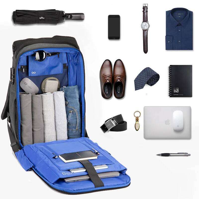 Kingsons Anti-Theft For Men Boys School Backpack 13.3/15.6/17.3 Inch Laptop Computer Bag Fashion Male Mochila 2023