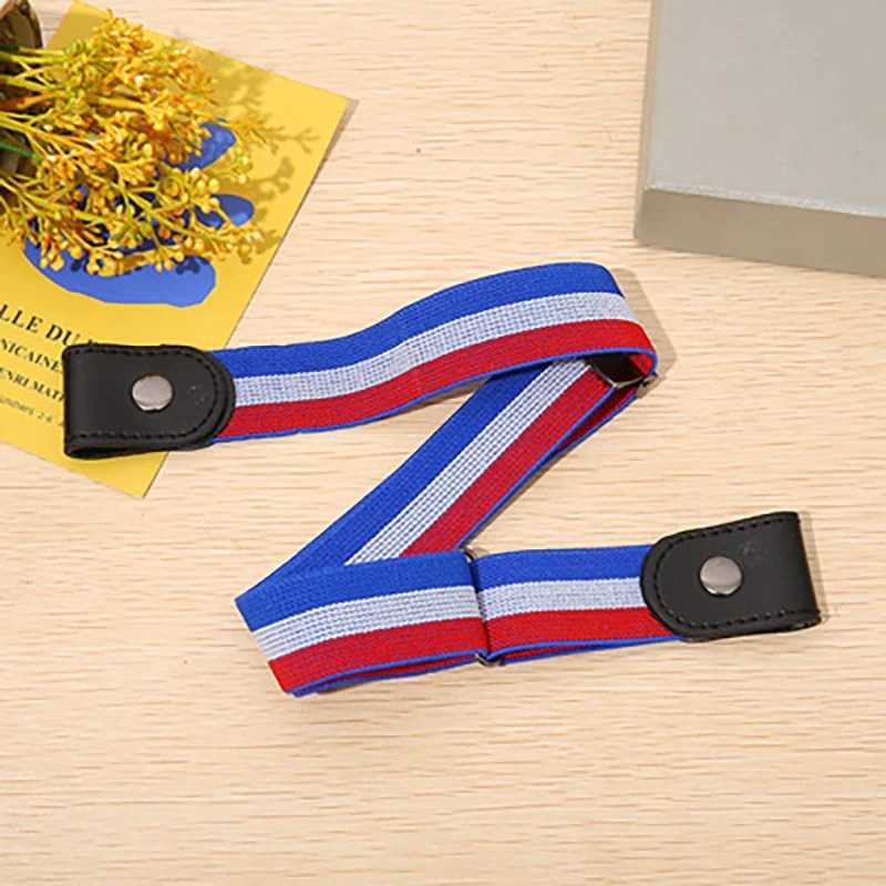 2024 Hot Mens and Womens Invisible Belt Without Buckle Seamless Lazy Belt Wild Elastic Jeans Belt Decoration Ins Style X250614