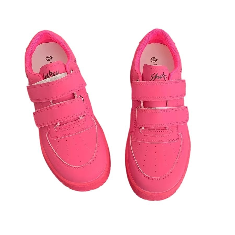 Ddmysports Trendy Magic Tape Women S Shoes New Summer Thick Sole Platform Casual Spring Autumn White Sneakers Outdoor Shoes