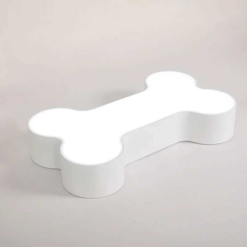 Modern Brief Colorful Body Bedroom Acrylic LED Ceiling Lamp Home Decor Childrens Room Dog Bones Iron Ceiling Light Fixture XJ2500613