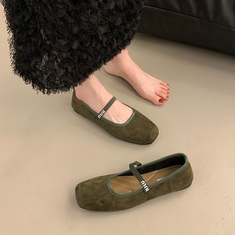 Ddmysheep Ddmysheep French Style Mary Jane Flat Ballet Spring Autumn Soft Sole Women S Fashion Single Shoes Korean Version Shallow Mouth