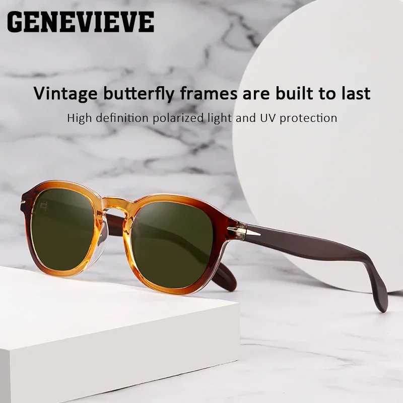 GENEVIEVE Fashion Personalized Geometric Oval Sunglasses UV Protection Customizable Prescription Polarized Sunglasses S31129 Z250614