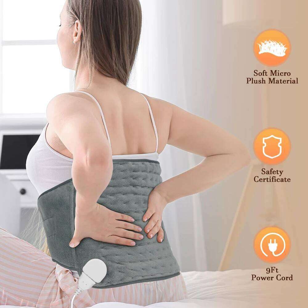 Multifunctional Heating Pad Microplush Electric Blanket Shoulder Neck Back Leg Relaxation 6 Gears Temperature Control