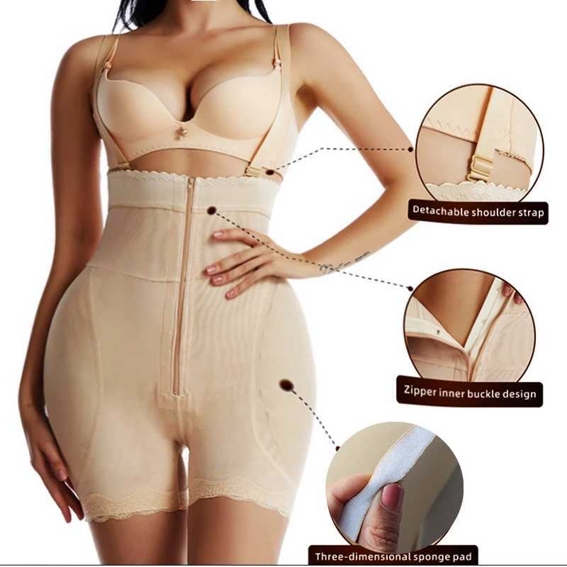 GUUDIA Hook Zipper Colombian Shapewear Butt Lifter Hip Enhancer Tummy Control Panties Body Shaper PantyBooty Enhance Shapewear XJ250614