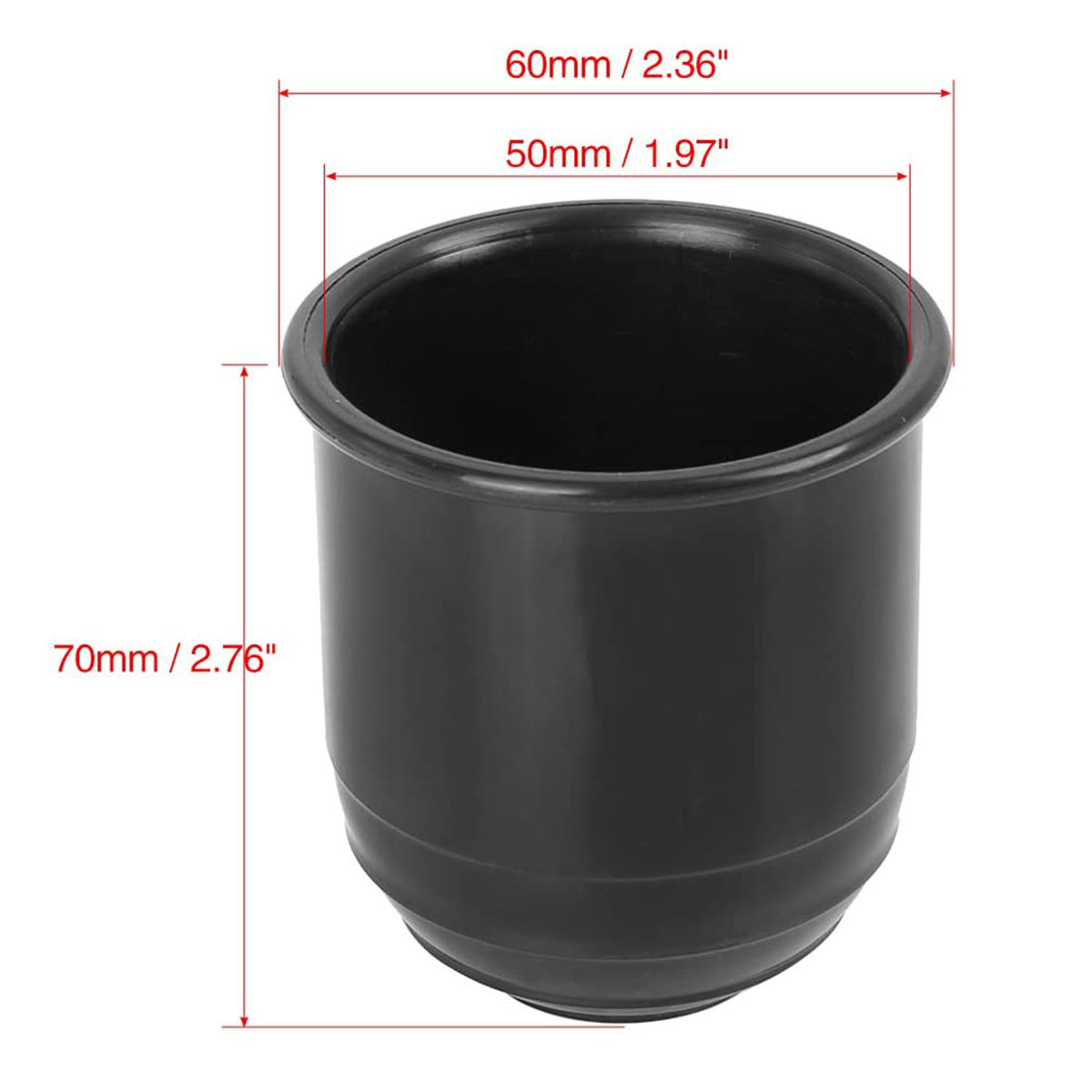 1.97-inch universal vehicle towing rod ball cover plastic towing hitch protective cap black, suitable for RV trailers