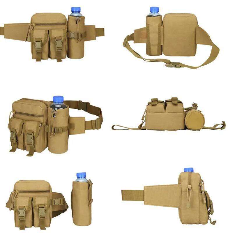 Waterproof Nylon Fanny Pack Men Tactical Military Army Waist Bag Hiking Outdoor Camping Shoulder Belt Bum Sport Chest Bags