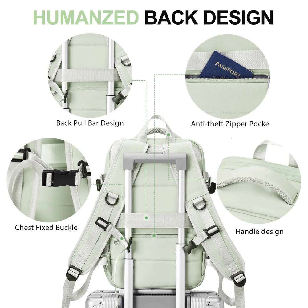 Cabin Bag 40*25*20, Large Capacity Business Trip Laptop Backpack, Short Travel Bag, Prevent Splashing Water