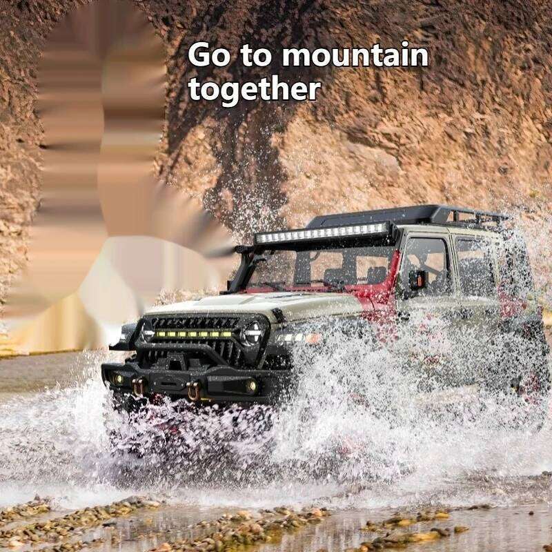 Crobol 07 Large Off-Road Vehicle Climbing Car Remote Control Electric 1/7 Differential Lock Transmission Broken Dual Speed