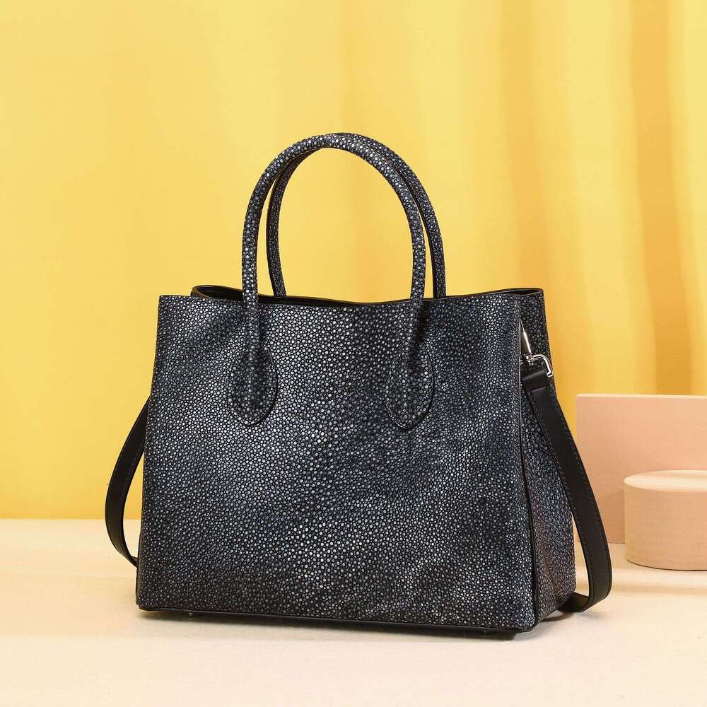Fish New Smooth Pearl Pattern Garden High-end Shoulder Crossbody Bag Classic Women's Handbag