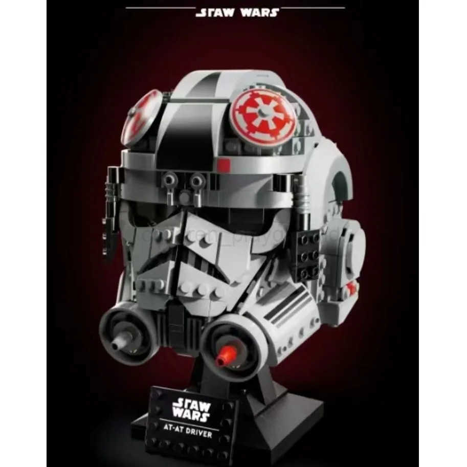 Disney 2025 AT-AT Driver Helmet 75429 Building Blocks Bricks DIY Creative Assembly Educational Toys Gift W250614
