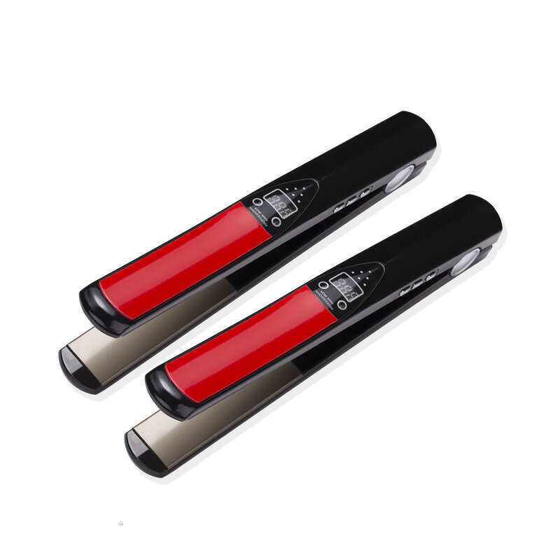 Home Appliance Straightener and Curler, Temperature Adjustable Ceramic Hair Styling Tool, Dual-use for Salon