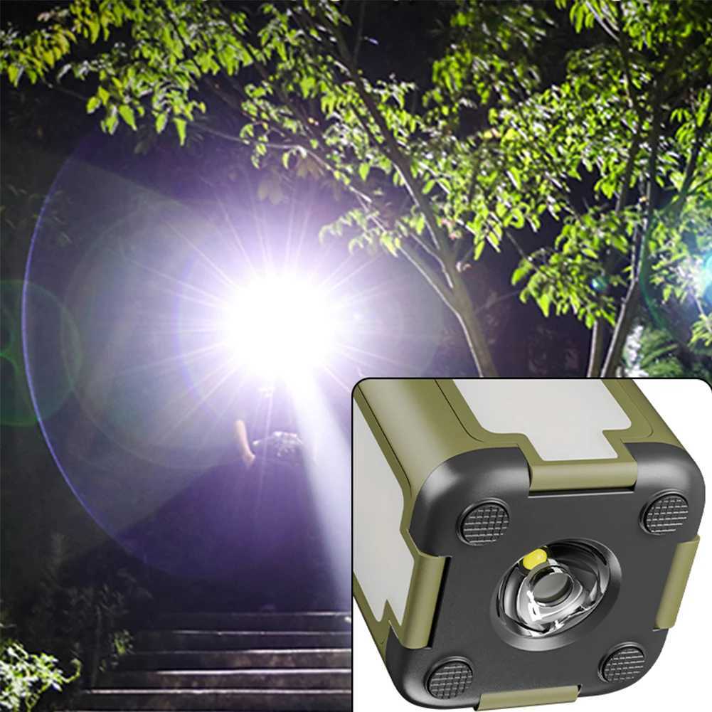Foldable Camping Light Power Bank Rechargeable Lantern Waterproof Portable Flashlight LED Tent Light for Camping Hiking W250613