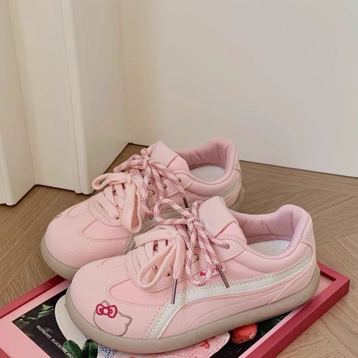 Ddmysports Korean Style Milk Bubble Casual Puff For Women Summer New Breathable Thin Sole German Training Shoes Niche Versatile Sneakers Outdoor Shoes