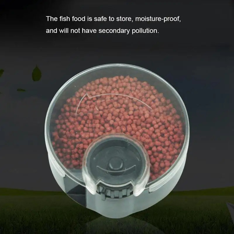 Electronic Fish Food Feeder Automatic Aquarium Tank Auto Fish Feeder Timer Food Feeding Timer Fish Supplies Easy 250613