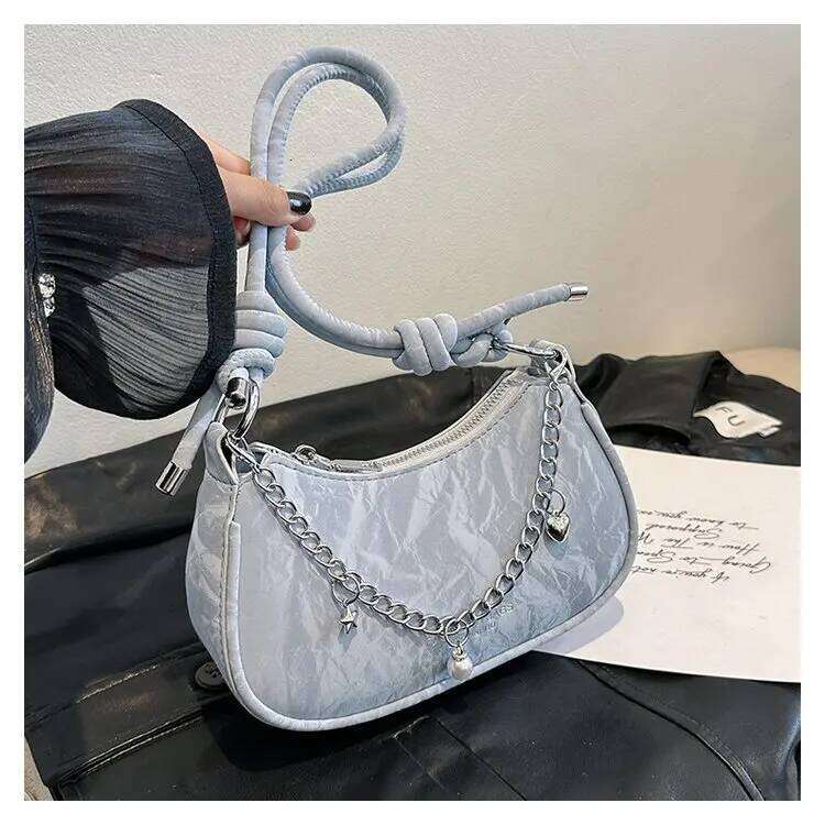 2025 Summer Trend Solid Color Shoulder Bag-Exquisite Foreign Style Crossbody Purse Casual Vegan Leather Bag For Work/Date/Travel