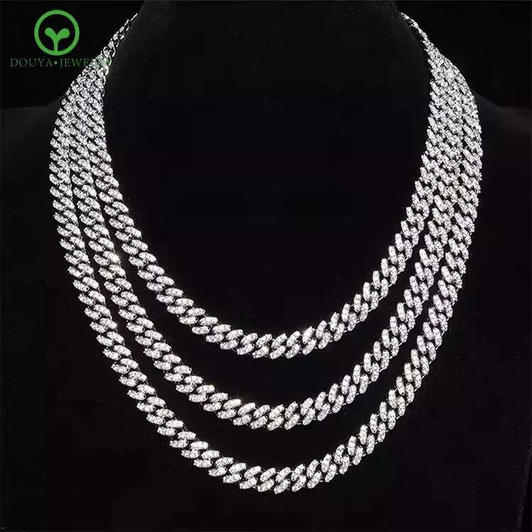 Luxury Designer Moissanite Necklaces with Secure Snap Clasp & High-Quality Craftsmanship