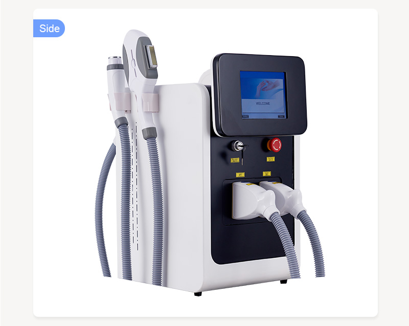 3 IN 1 OPT IPL Picosecond Laser Hair Removal Machine Portable Remove Tattoo Freezing Point Cooling System Professional Beauty