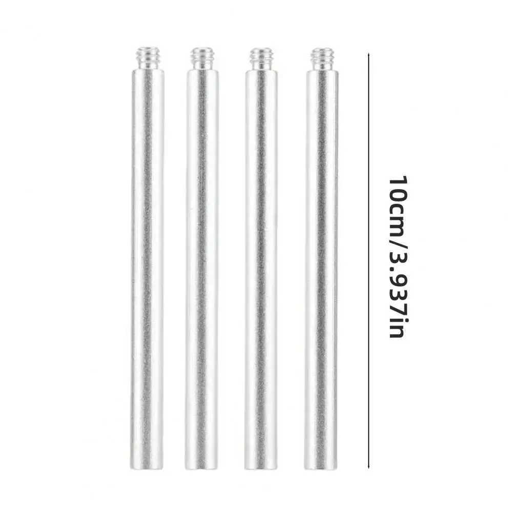 4Pcs Outdoor Lantern Stand Extension Rod Heavy Duty 1/4-inch Thread Aluminum Alloy Multi-purpose Camping Lamp Holder Connecting W250613