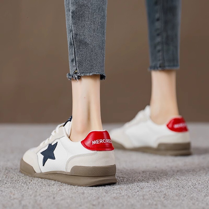 Ddmysports National Trend German Training For Women Versatile Star Sneakers Early Autumn New Soft Sole Sports Casual White Shoes Outdoor Shoes