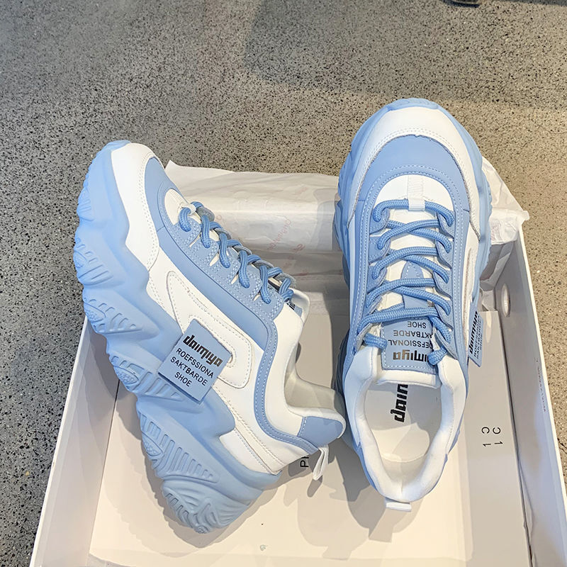 Ddmysports Korean Style Spring And Autumn Harajuku Internet Celebrity Dad Shoes Ins Trend Versatile Casual Thick Soled Sneakers For Women Outdoor Shoe