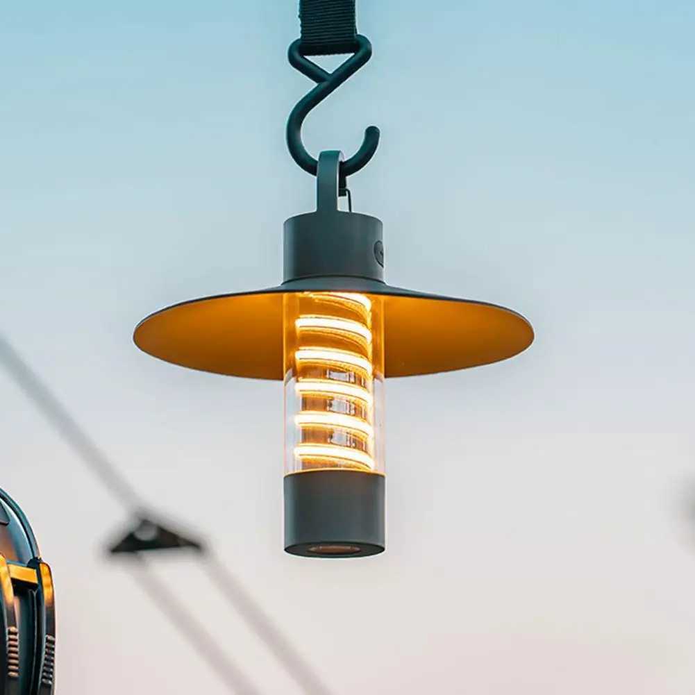 Safe Camping Light Super Bright LED Camping Lantern for Hiking Fishing Emergencies Dimmable Waterproof Rechargeable Tent Light W250613