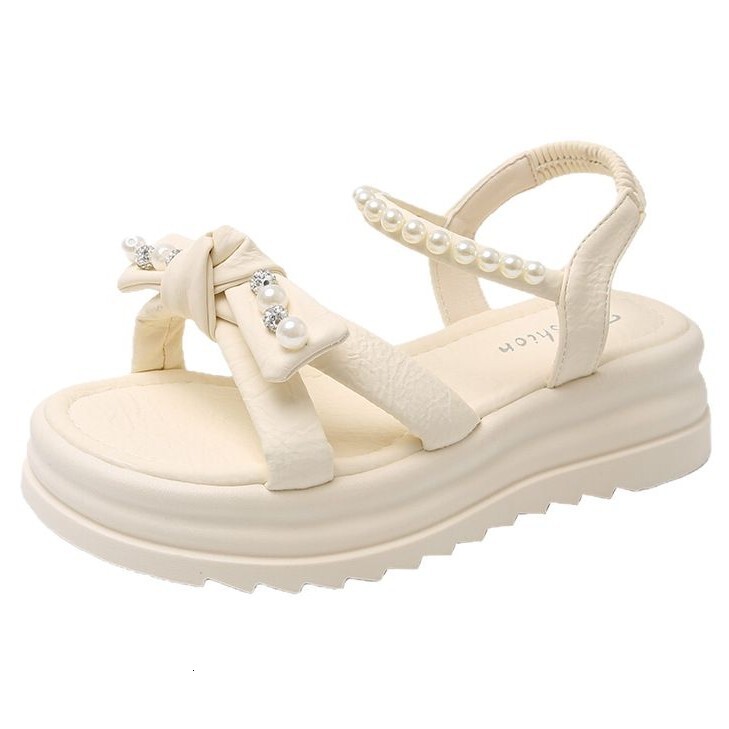 Ddmyoutdoor Roman Sandals For Women Fashion Outdoor Fairy Style Height Increasing Beach Summer New Elegant Non Slip Soft Sole Shoes Outdoor Shoes