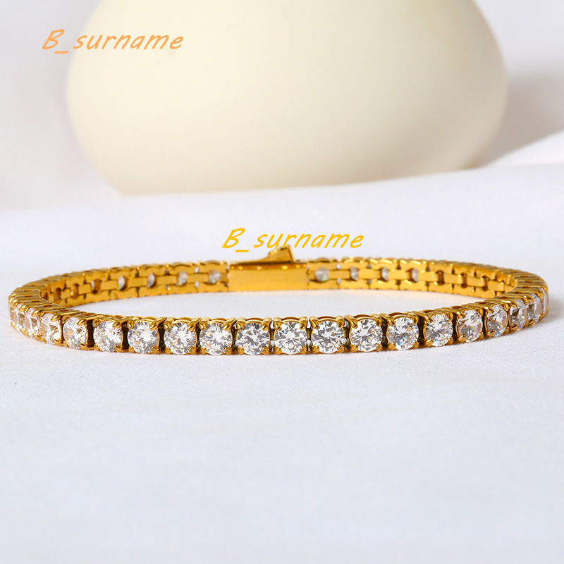Lab-Diamond-Tennis-Bracelet Black Natural Clover Cuban Women Vvs Men Grown Moissanite Lab Tennis Real Diamond Gold Bracelet