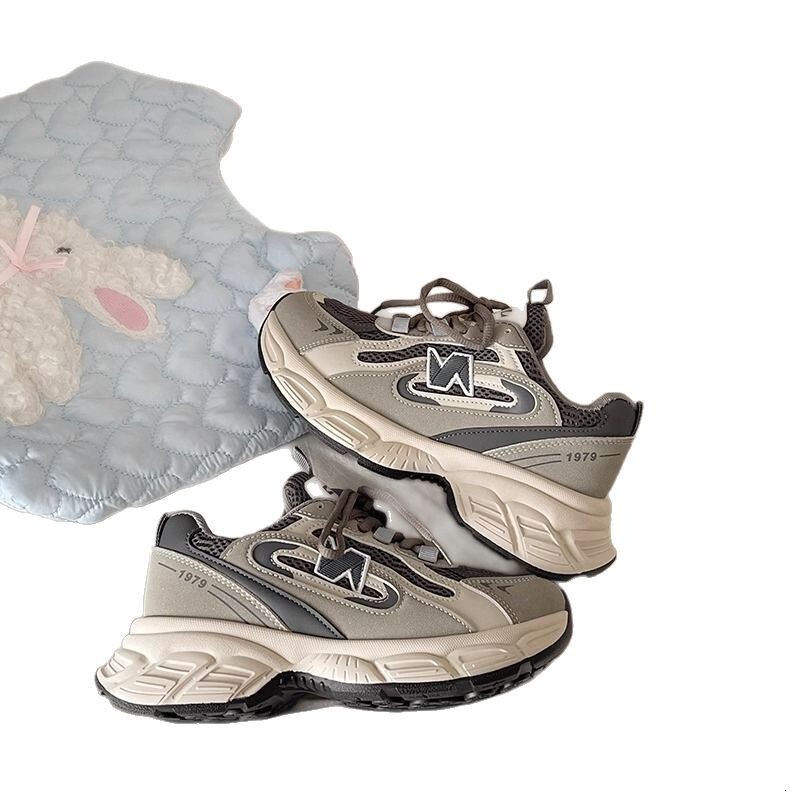 Ddmysports Spring New Women S Dad Shoes Lightweight Breathable Soft Small Size Thick Sole Height Increasing Casual Sneakers Outdoor Shoes