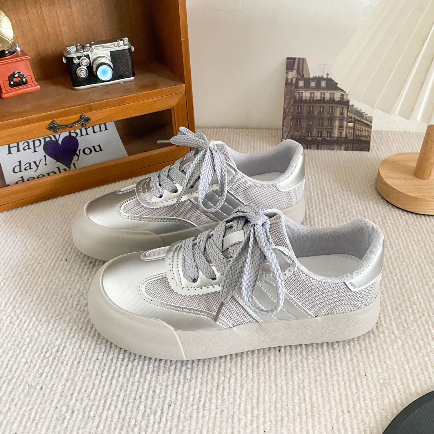 Ddmysports Flat Lightweight Mesh Breathable Agan For Summer Casual Versatile Soft Sole Leather Training Shoes Sports Women Outdoor Shoes