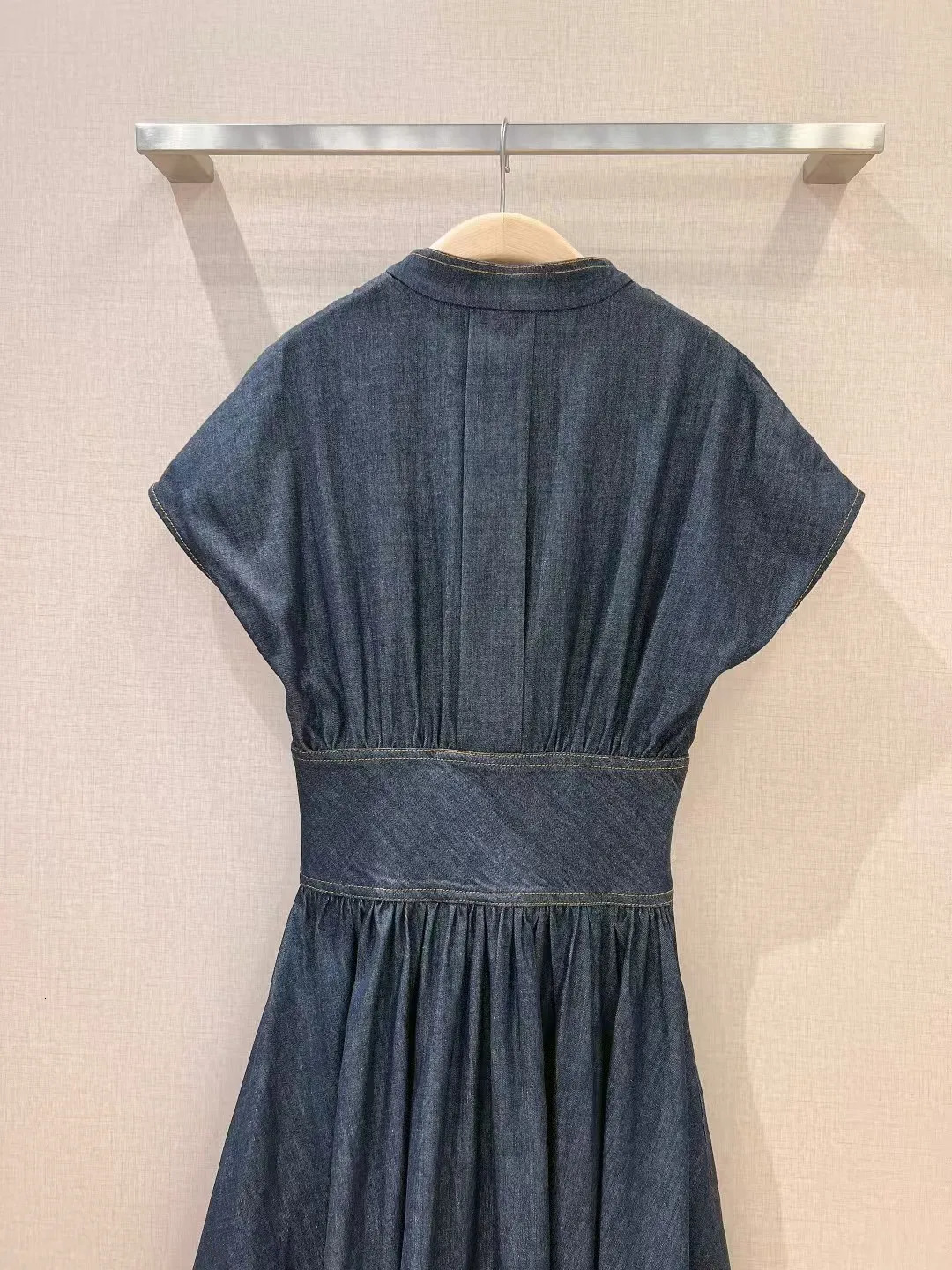 2025 Spring and summer womens denim dress 250609