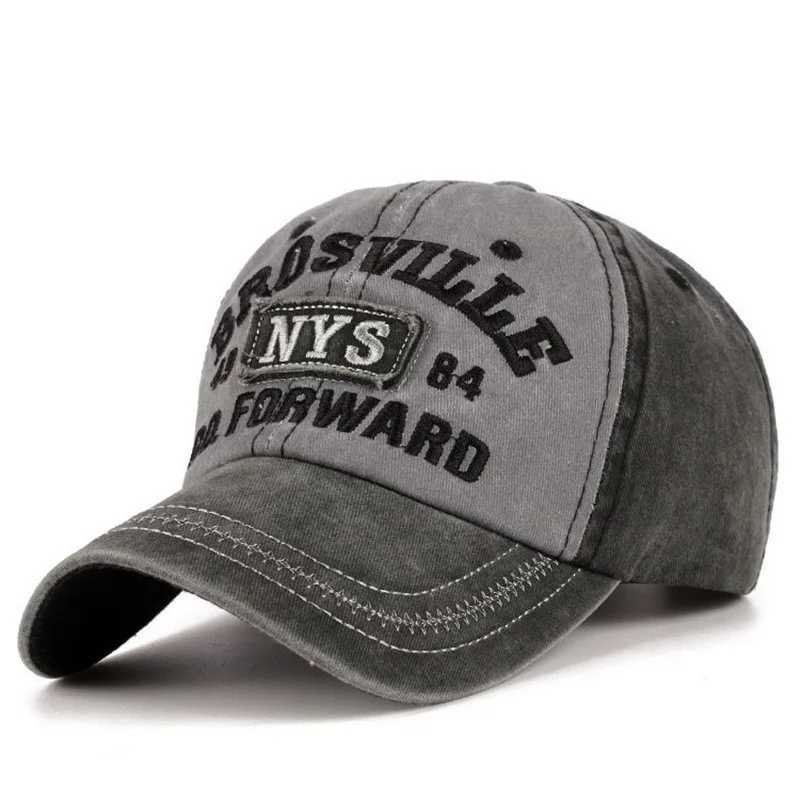 Mens NYS Embroidered Outdoor Sports Baseball Cap Womens Casual Versatile Old Korean Embroidered Baseball Hat Ins Trendy W250614