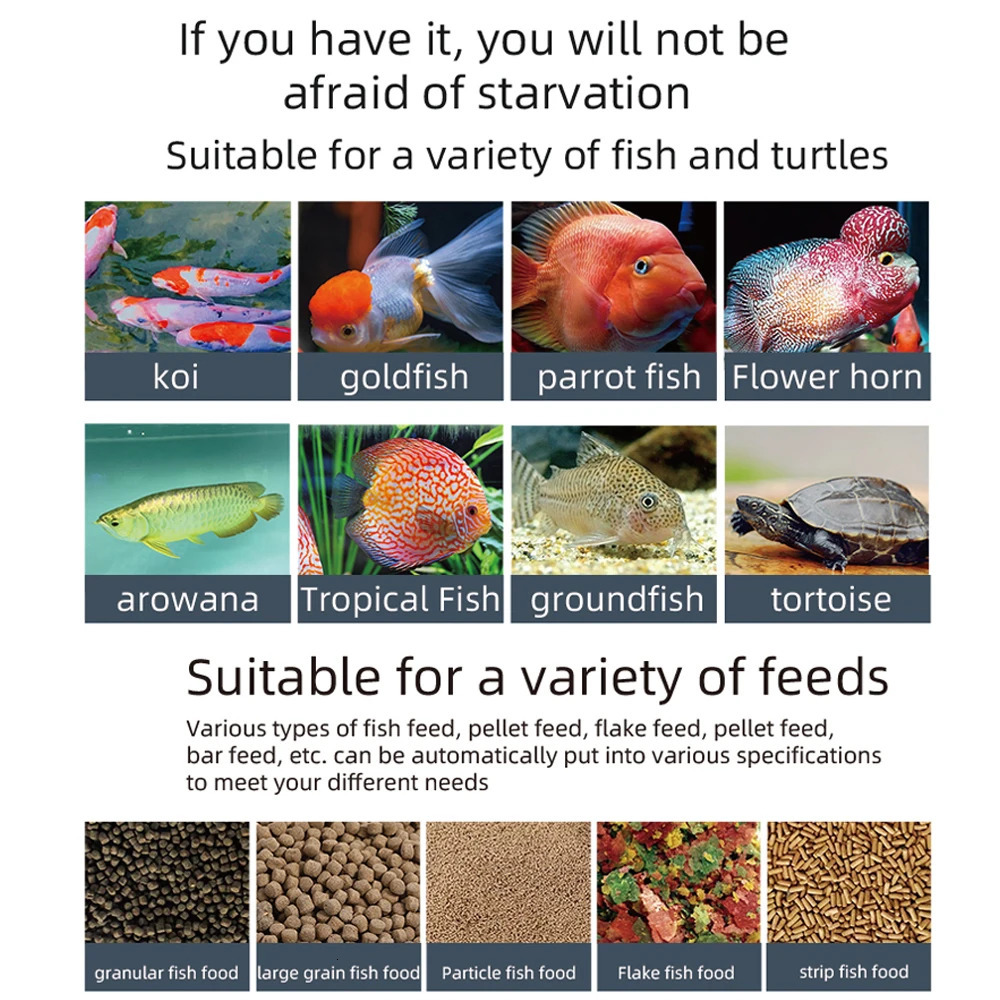 100ML Large Capacity Fish Feeder Mobilephone APP Control WiFi Intelligent Timing Automatic Feeder Aquarium Goldfish Feeder 250613