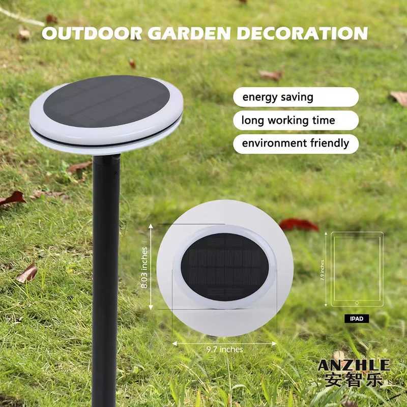 Outdoor Solar LED Lights with IP65 Waterproof Rating Modern Garden Lights Suitable for Gardens Parks and Courtyards W250613