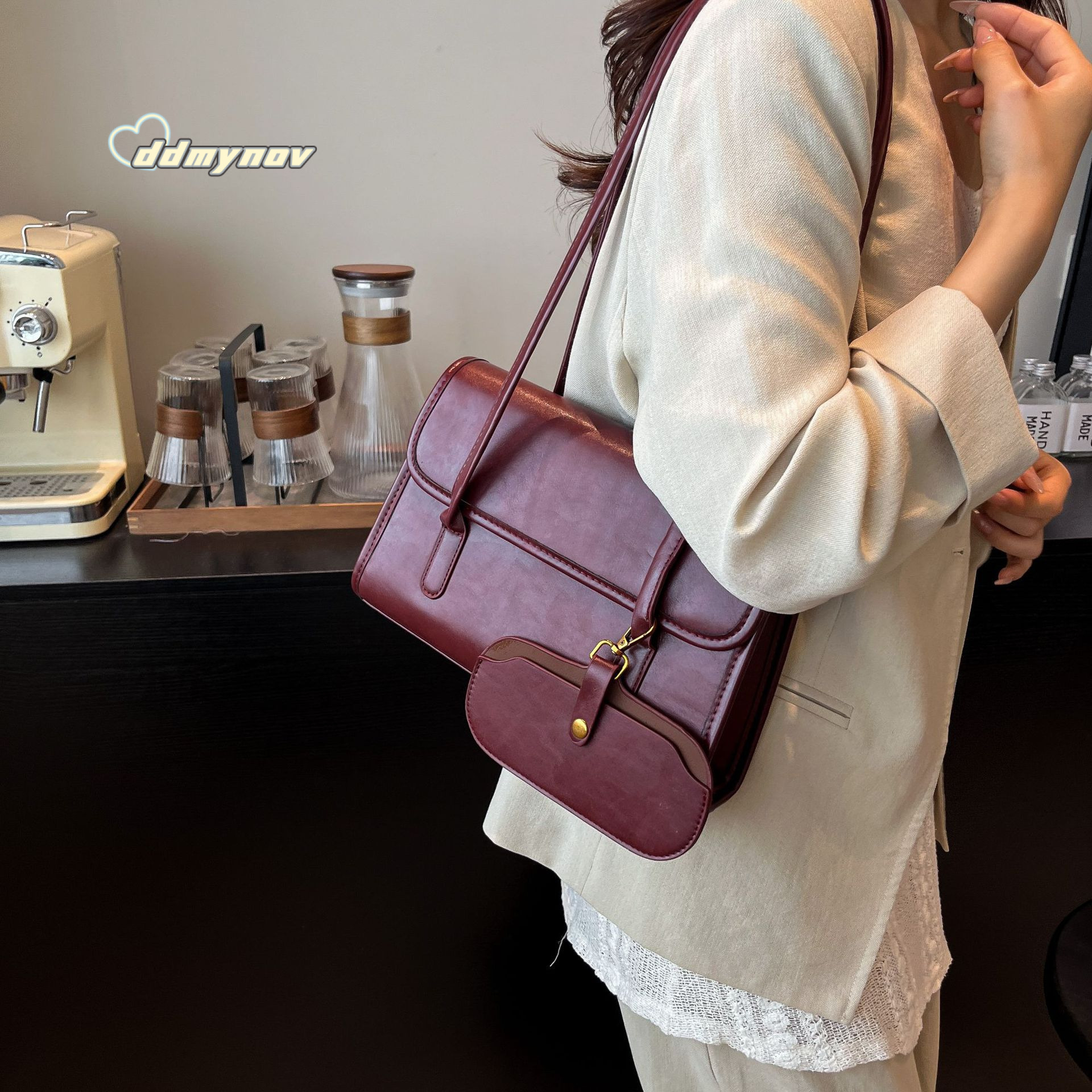 Fashion Underarm for Women 2025 New Korean Style Handbag Large Capacity Commuter Versatile Shoulder Bag ddmynov