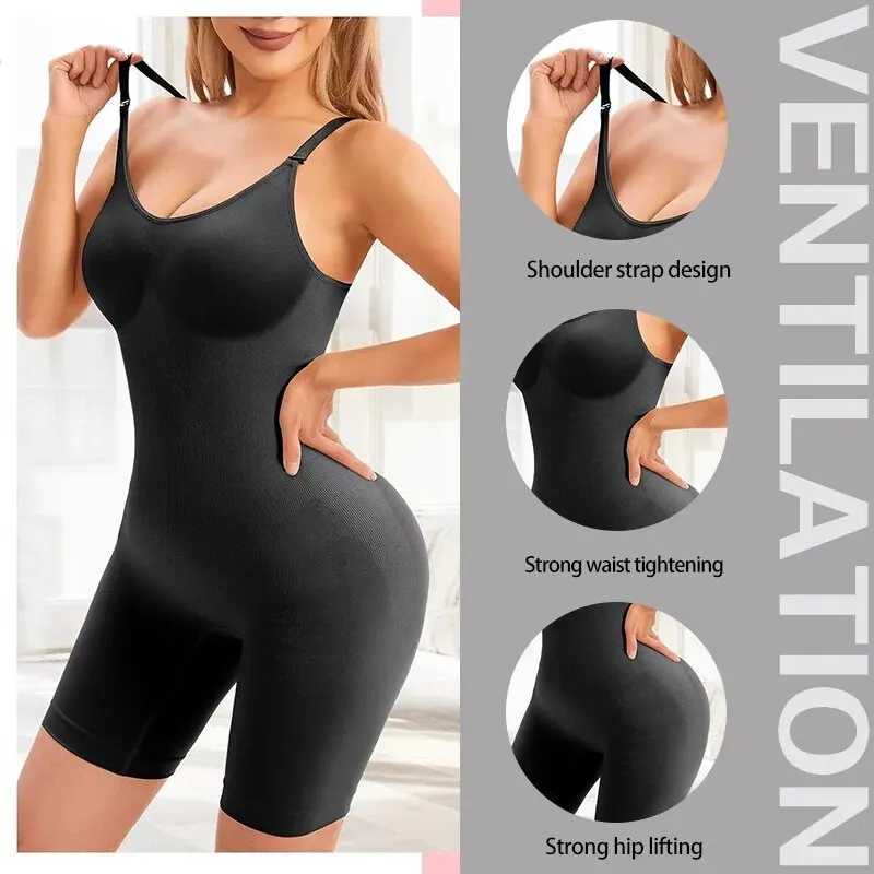 Womens One-Piece Tight Fitting Suspender Shapewear Womens Abdominal Tightening and Hip Lifting Integrated Shapewear Set XJ250614