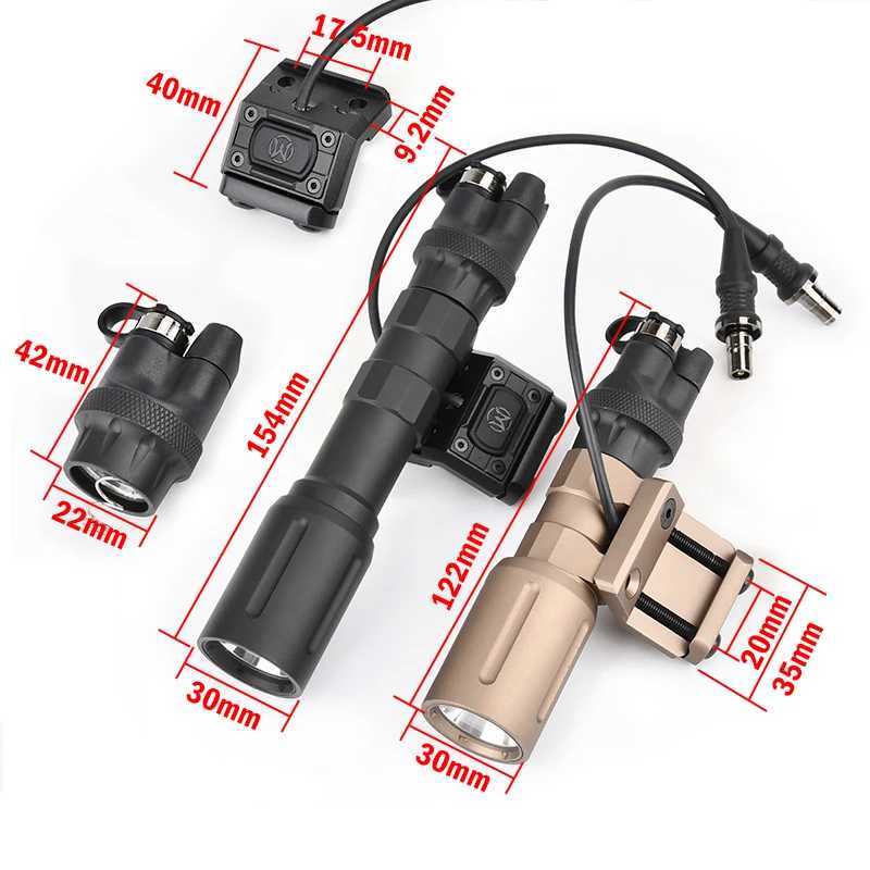 WADSN MOD PLH V2 Flashlight Tactical Flashlight High 1300 Lumens With Pressure Remote Switch Spotlight UN Hot Button MountXJ250613