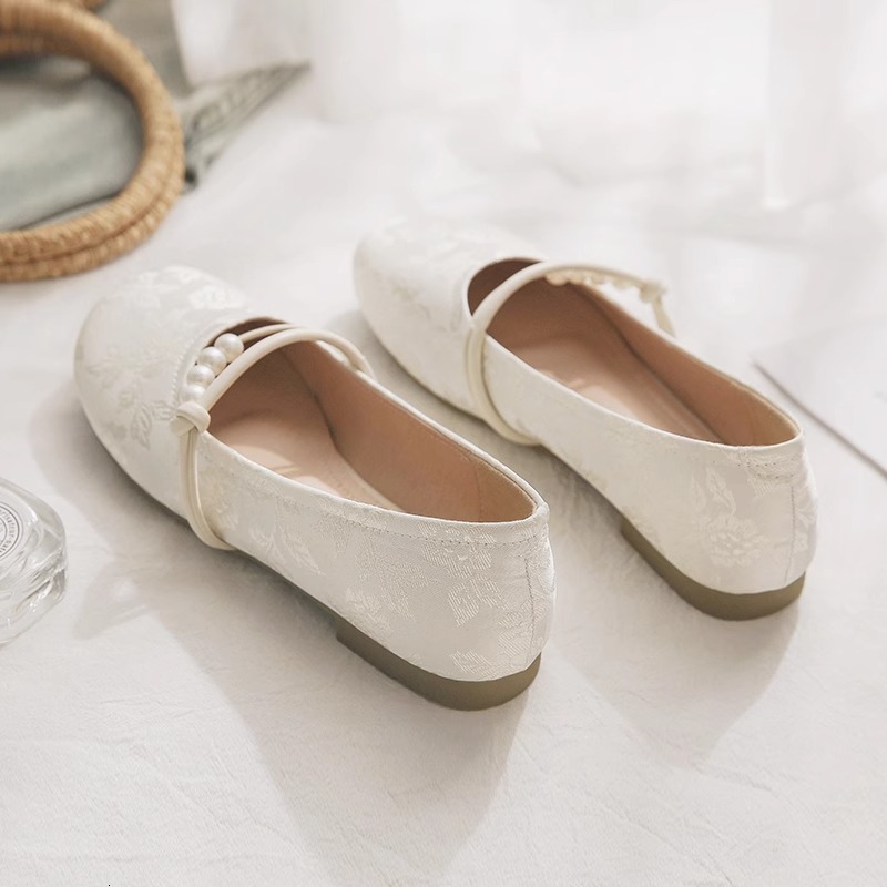 Ddmyoutdoor Ddmyoutdoor Chinese Mary Jane Spring Gentle Style French Beautiful Shallow Mouth Single Shoes For Women To Pair With Skirts Outdoor Outdoo