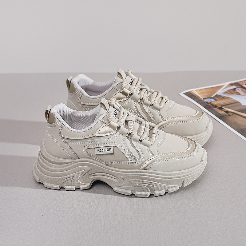 Ddmysports Women S Dad Sneakers Autumn New Student Ins Korean Version Versatile Thick Soled Casual Sports Shoes Outdoor Shoes