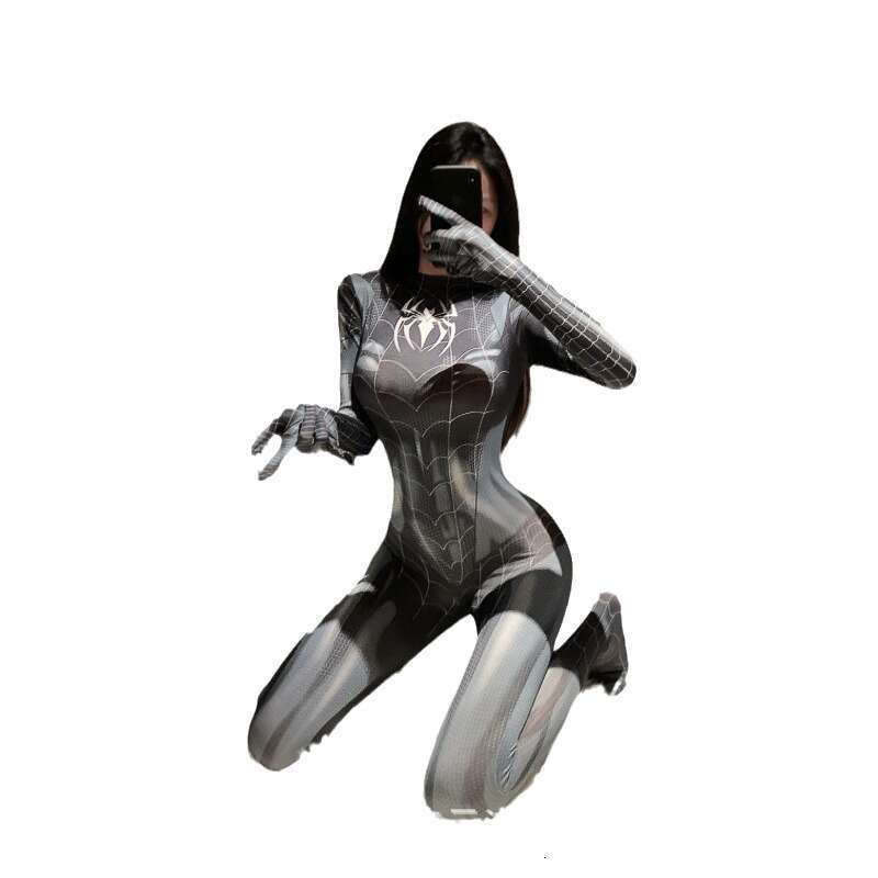 Sexy Lingerie Porn Suits Lingerie Role Play Uniform Temptation Spider Man Passion Set Sexy Zipper Flirting Open Crotch No Need To Take Off For Women S