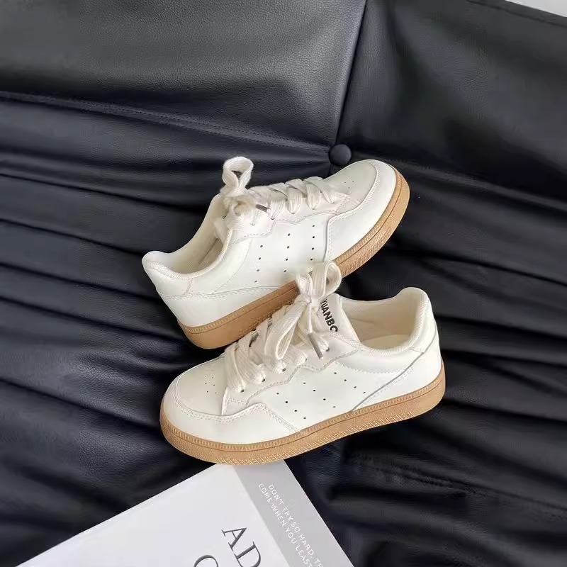 Ddmysports Winter New High Value Sports Casual White Sneakers Lace Up Versatile Comfortable Breathable Board Shoes Outdoor Shoes